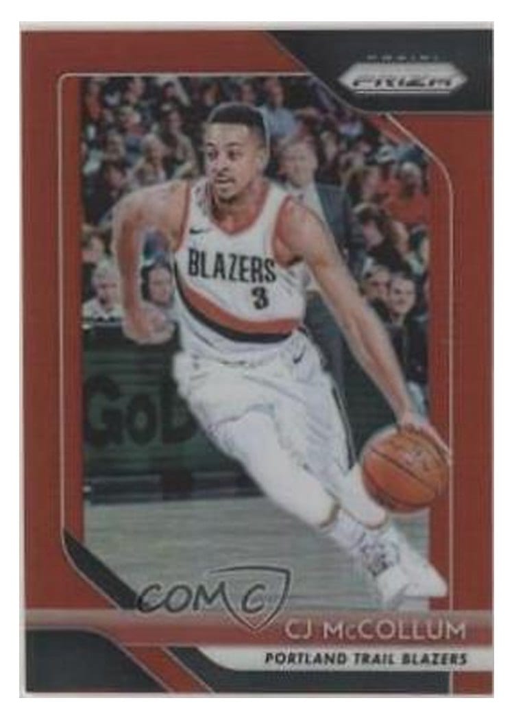 2018-19 Panini Prizm Base Set C.J. McCollum #91 card