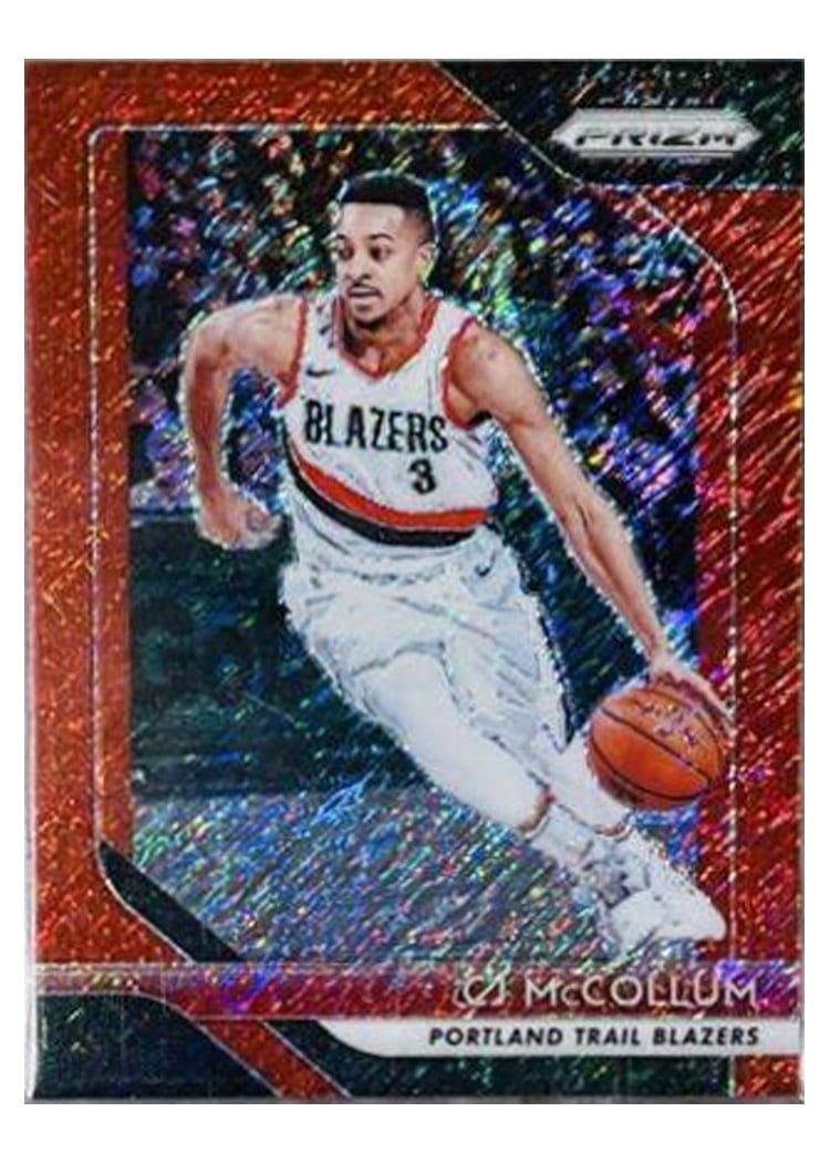 2018-19 Panini Prizm Base Set C.J. McCollum #91 card