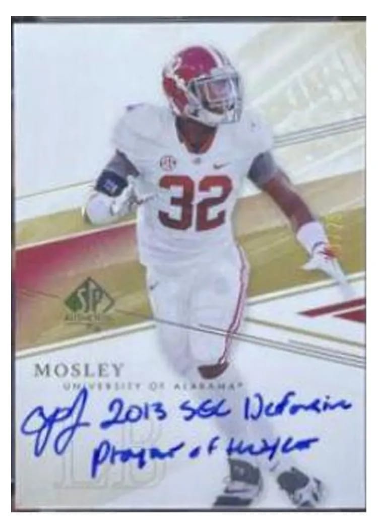 2014 SP Authentic C.J. Mosley #8 card