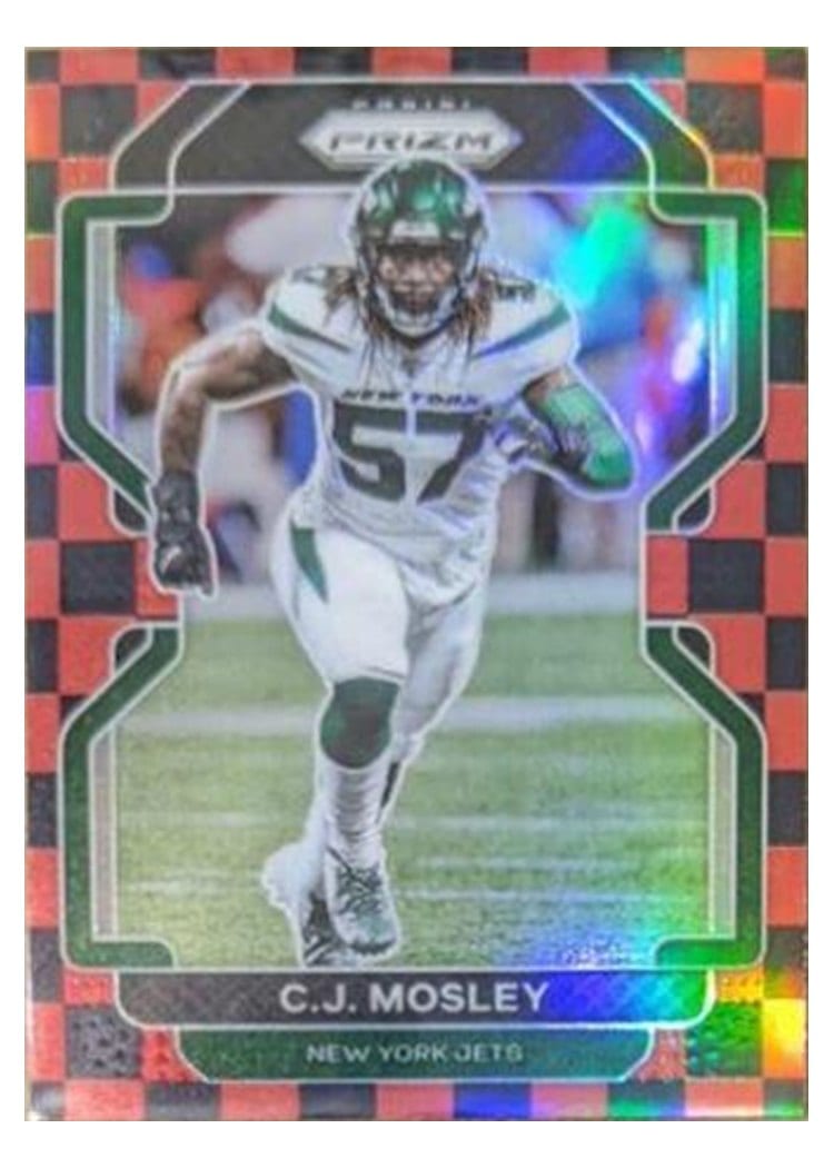 2021 Panini Prizm Base Set C.J. Mosley #90 card