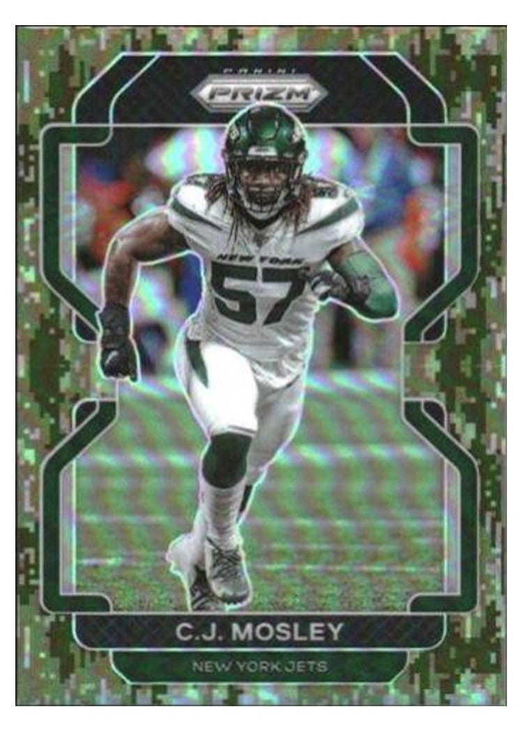 2021 Panini Prizm Base Set C.J. Mosley #90 card