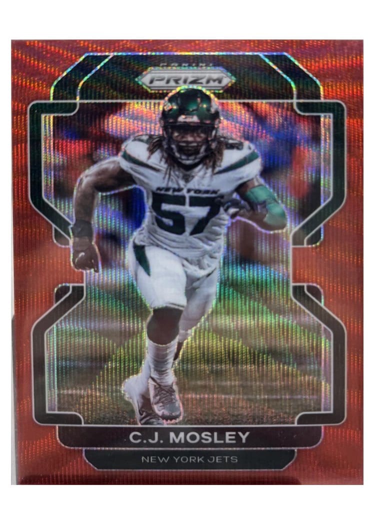2021 Panini Prizm Base Set C.J. Mosley #90 card
