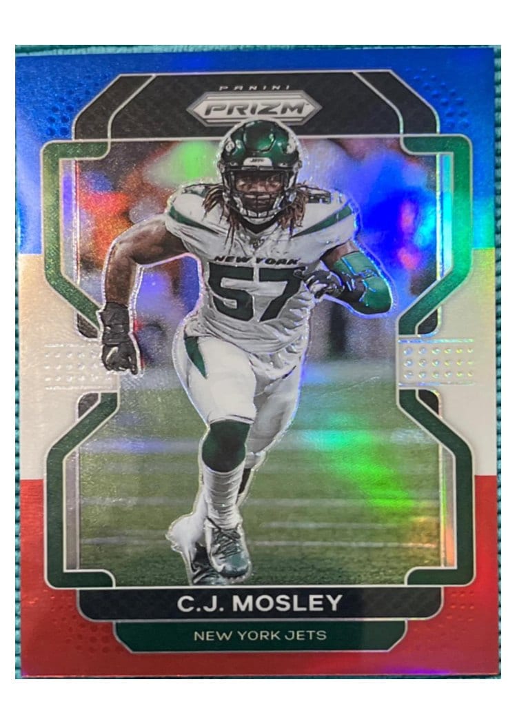 2021 Panini Prizm Base Set C.J. Mosley #90 card