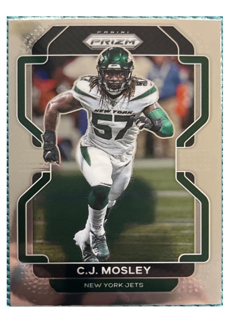2021 Panini Prizm Base Set C.J. Mosley #90 card