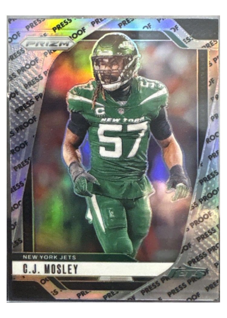 2024 Panini Prizm Base Set C.J. Mosley #227 card