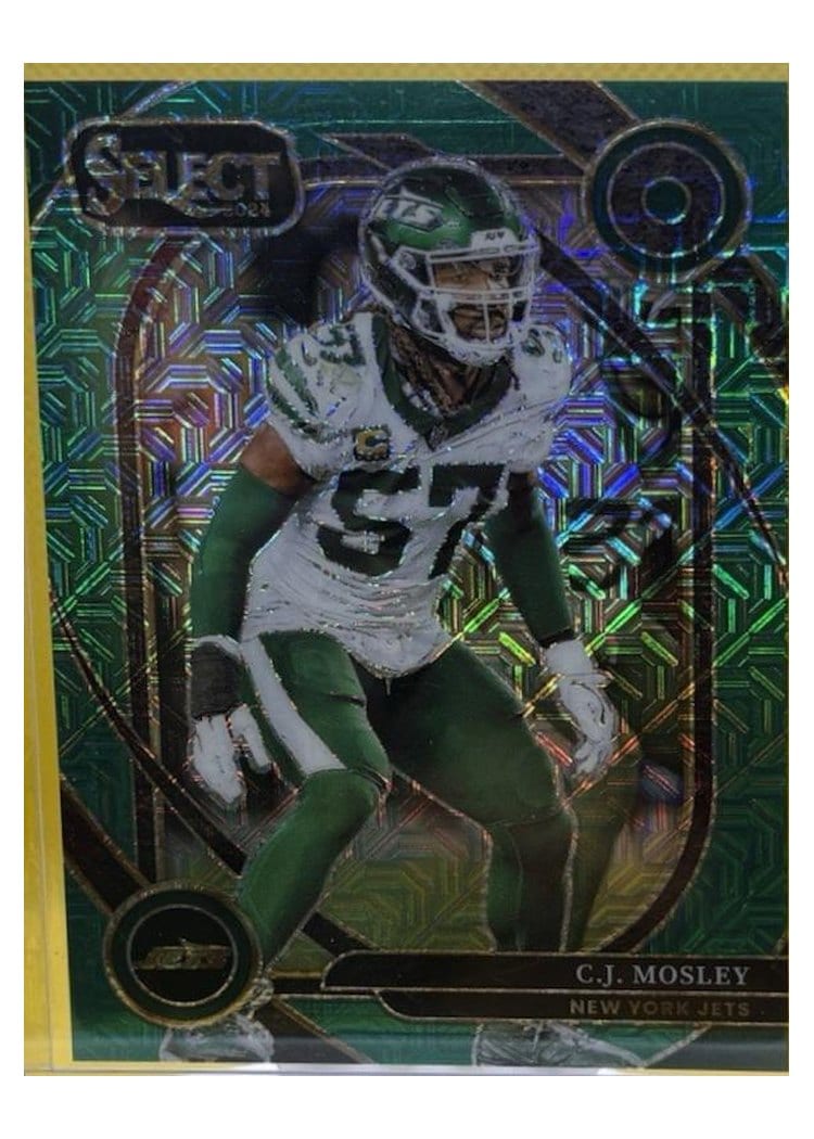 2024 Panini Select Base Set C.J. Mosley Green Mojo #214 card