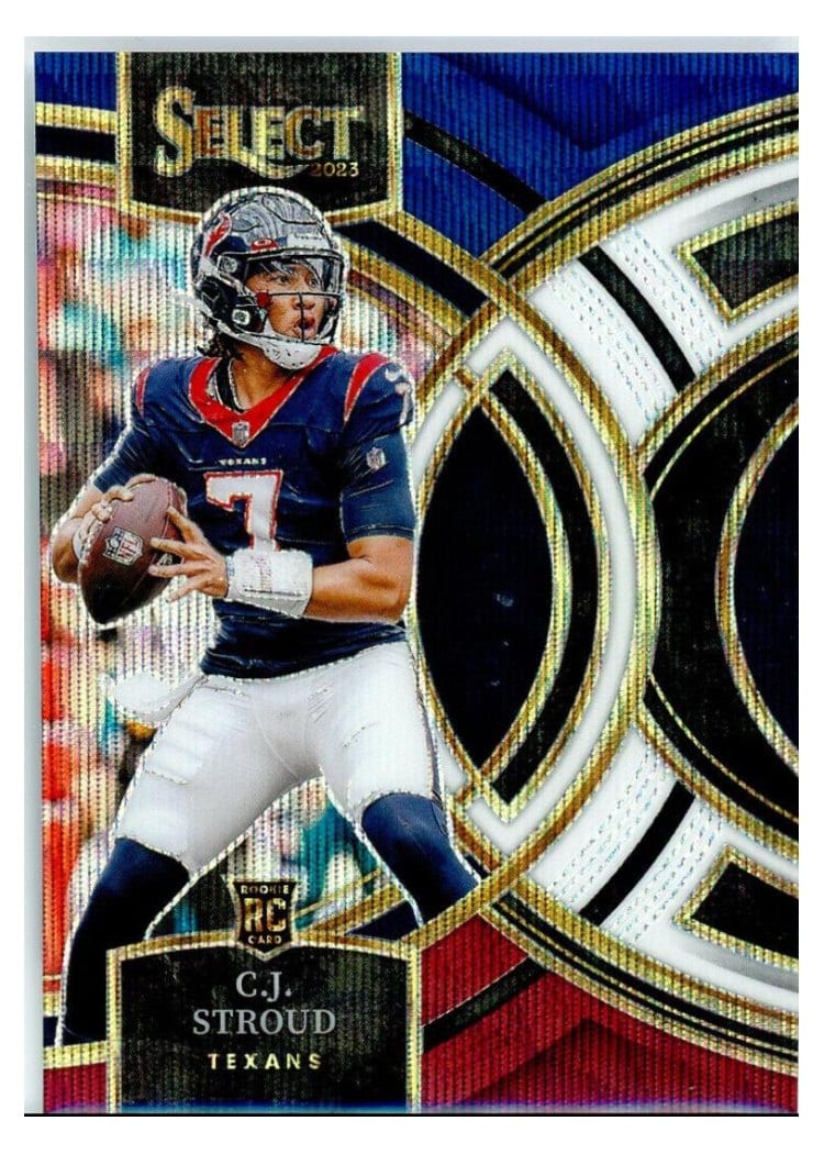 2023 Panini Select C.J. Stroud Tri-Color Prizm #183 card