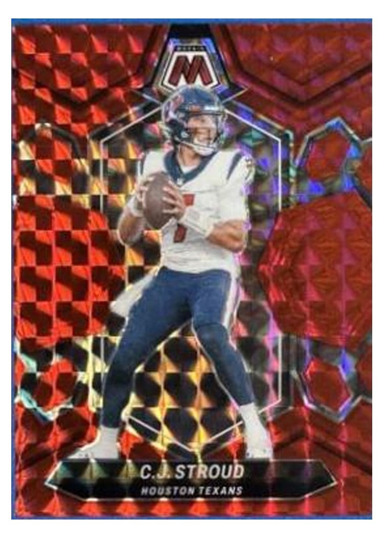 2024 Panini Mosaic Base Set C.J. Stroud Red #85 card