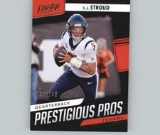 2024 Panini Prestige Prestigious Pros C.J. Stroud #PP-CSD card