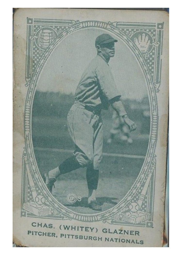 1922 E120 American Caramel C. Whitey Glazner card