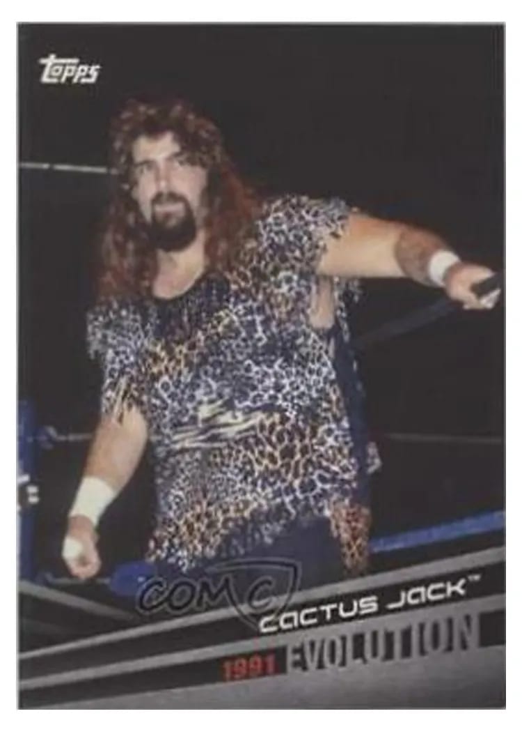 2018 Topps WWE Evolution Cactus Jack #E-35 card