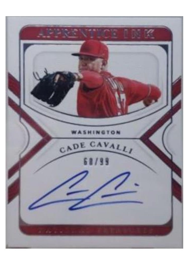 2022 Panini National Treasures Apprentice Ink Cade Cavalli #AI-CC card