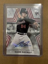 2023 Topps Baseball Stars Autographs (Series 1) Cade Cavalli #BSA-CCA card