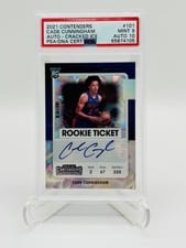 2021 Panini Contenders Cade Cunningham Autograph Cracked Ice #101 card