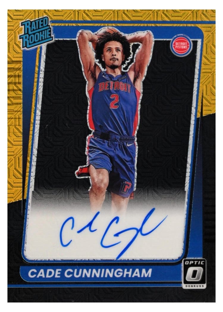 2021 Panini Donruss Optic Cade Cunningham #161 card