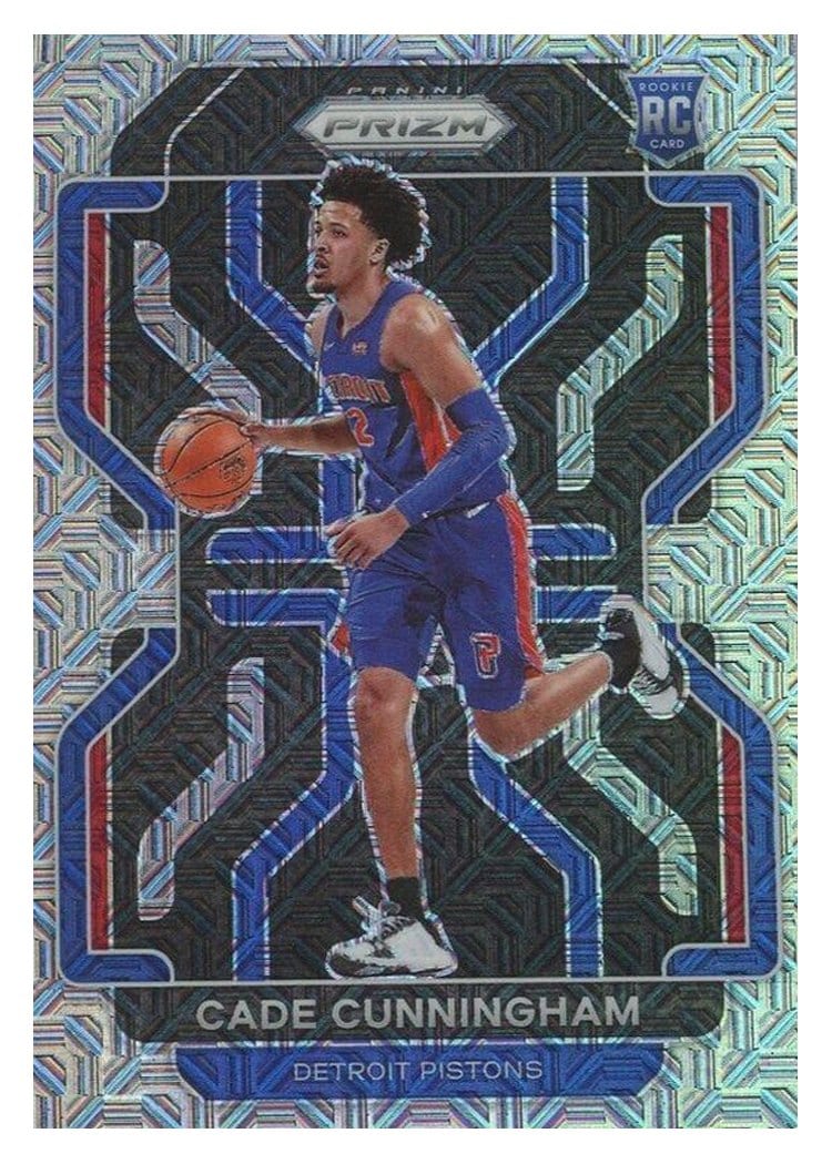 2021 Panini Prizm Cade Cunningham #282 card