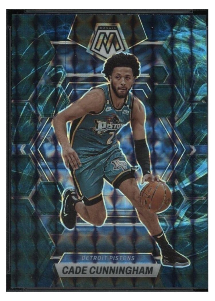2022-23 Panini Mosaic Base Set Cade Cunningham #6 card