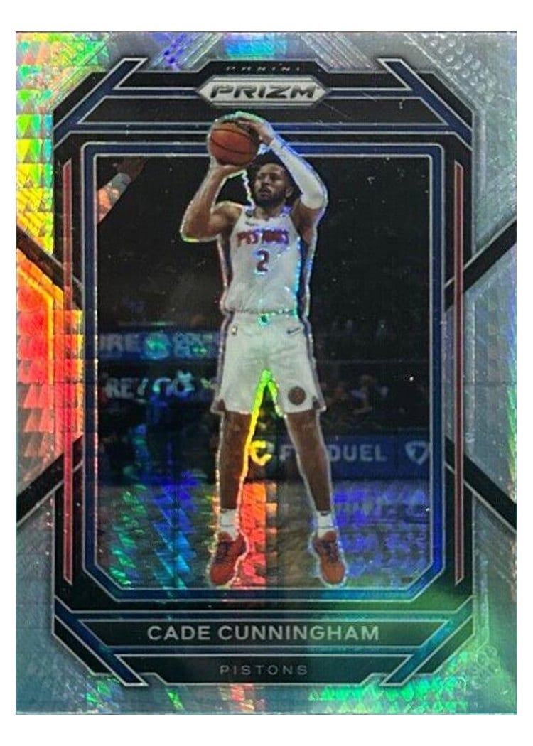 2022-23 Panini Prizm Base Set Cade Cunningham Hyper Prizm #89 card