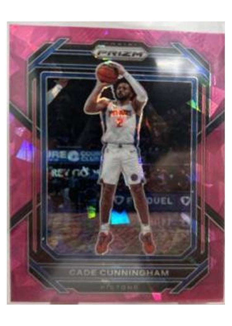 2022-23 Panini Prizm Base Set Cade Cunningham Pink Ice Prizm #89 card