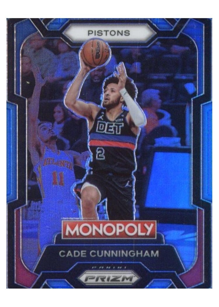 2023-24 Panini Prizm Monopoly Base Set Cade Cunningham #25 card