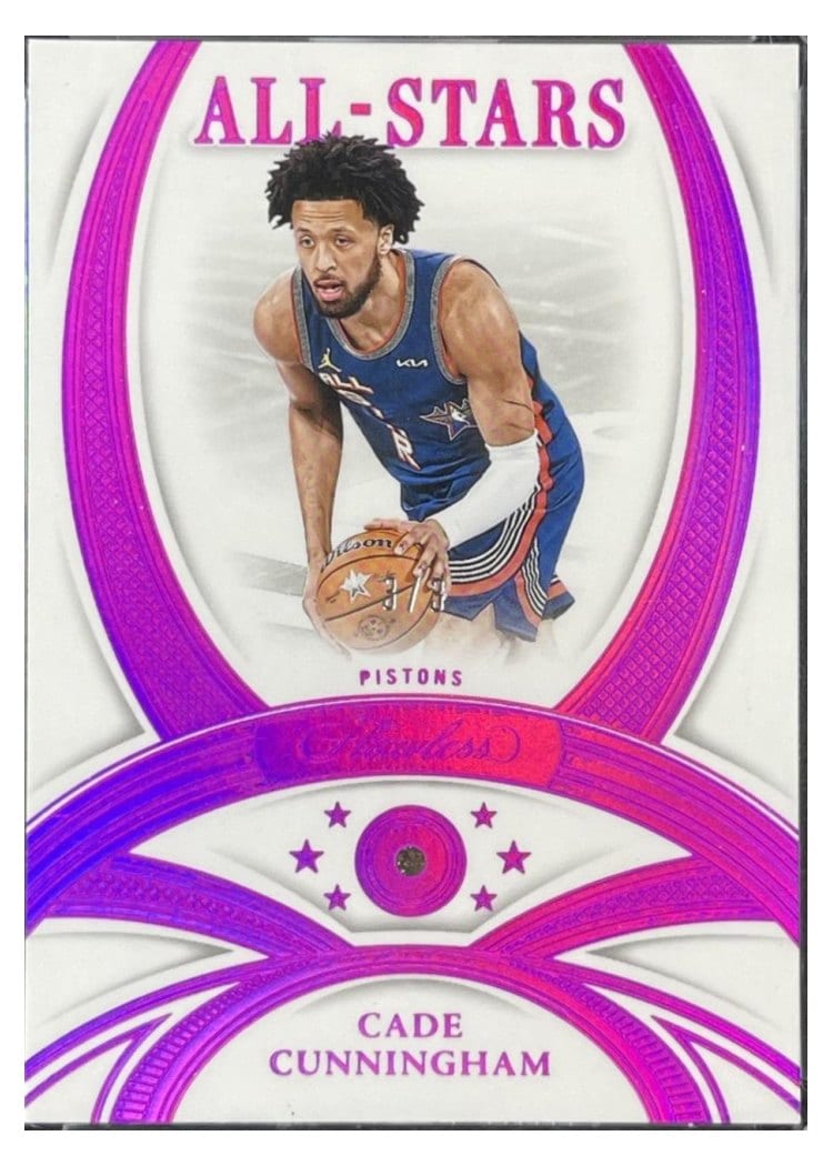 2024-25 Panini Flawless Base Gems Cade Cunningham #136 card