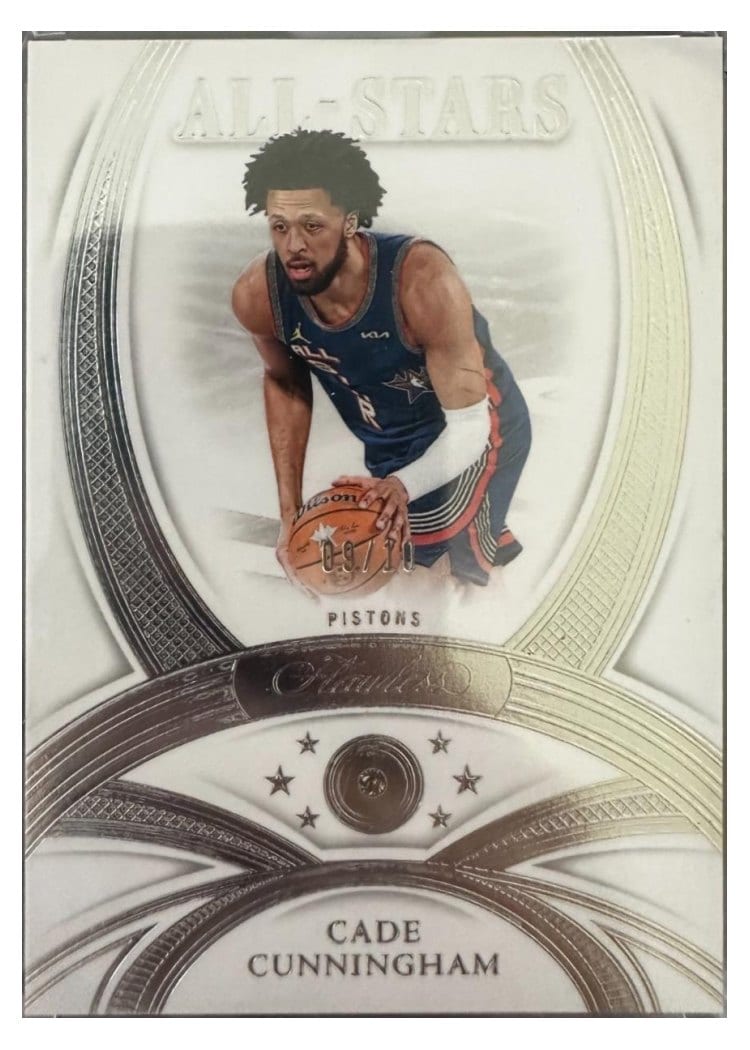 2024-25 Panini Flawless Base Gems Cade Cunningham #136 card