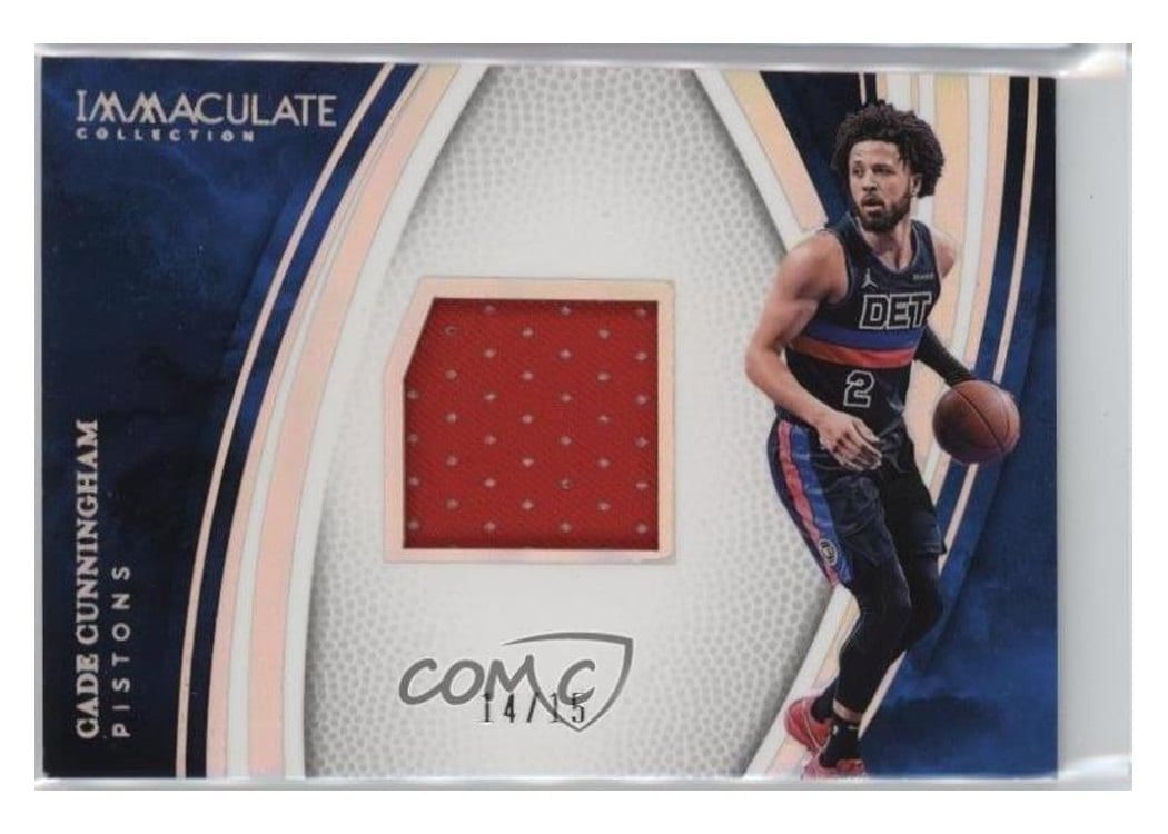 2024-25 Panini Immaculate Collection Immaculate Veteran Memorabilia International Set Cade Cunningham #24 card