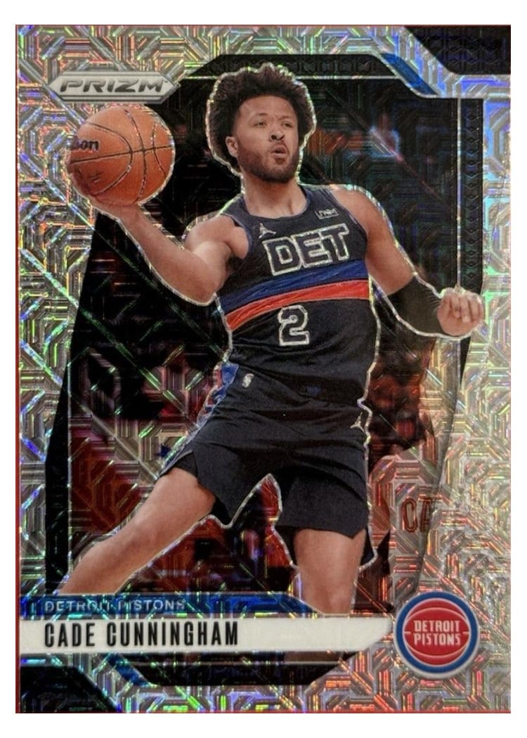 2024-25 Panini Prizm Base Set Cade Cunningham Mojo #41 card