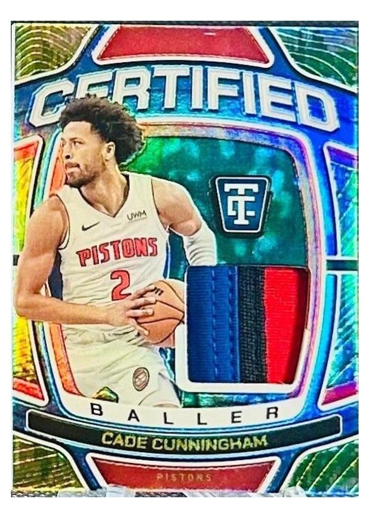 2024-25 Panini Totally Certified Certified Baller Cade Cunningham #CB-CDC
