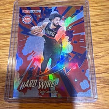 2025-26 NBA Hoops Hardwired Cade Cunningham #HW-12 card