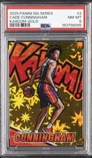 2025-26 Panini Signature Series Kaboom Cade Cunningham #2 card