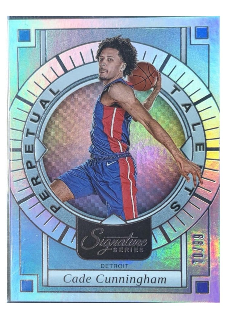 2025-26 Panini Signature Series Perpetual Talents Cade Cunningham #3 card