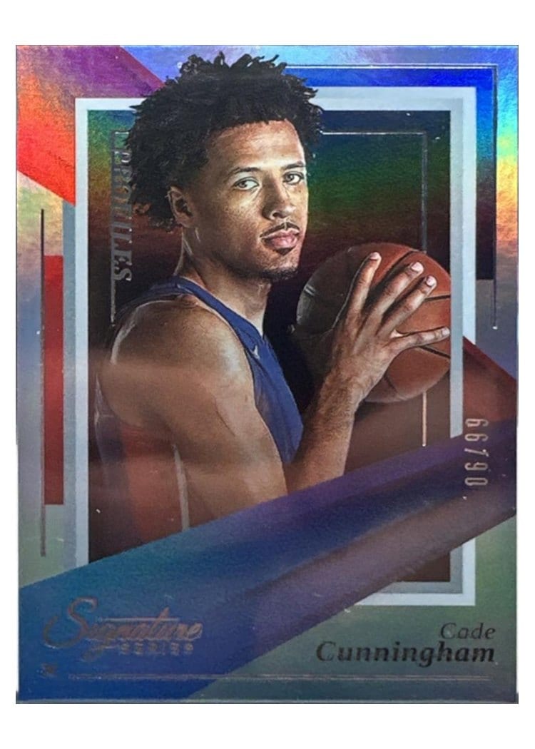 2025-26 Panini Signature Series Profiles Cade Cunningham #23 card