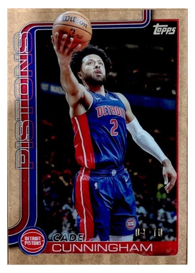 2025-26 Topps Base Set Cade Cunningham Clear #40 card