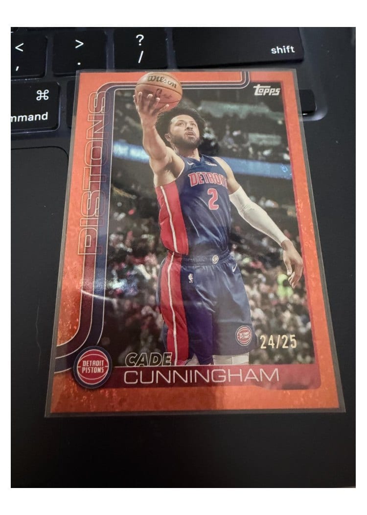 2025-26 Topps Base Set Cade Cunningham #40 card