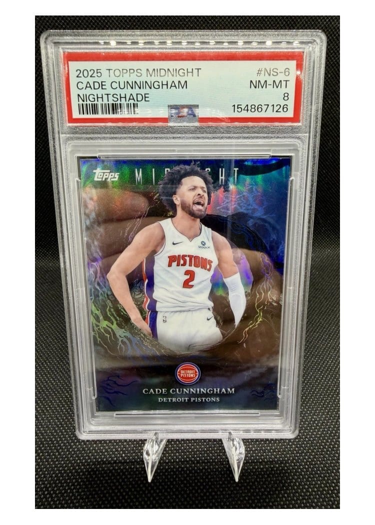 2025-26 Topps Midnight Night Shade Cade Cunningham #NS-6 card