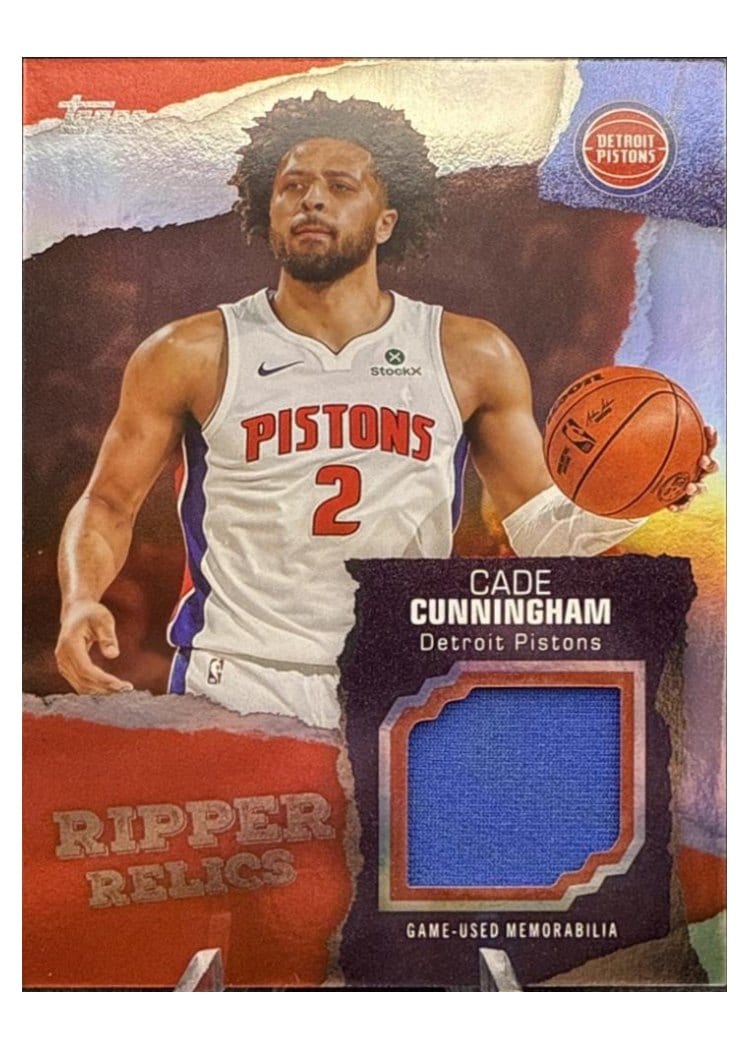 2025-26 Topps Retail Ripper Relics Cade Cunningham #RR-CCU card