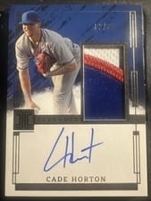 2024 Panini Impeccable Elegance Prospect Jersey Autographs Cade Horton #EPJ-CH card