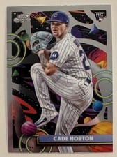 2025 Topps Cosmic Chrome Base Set Cade Horton #26 card