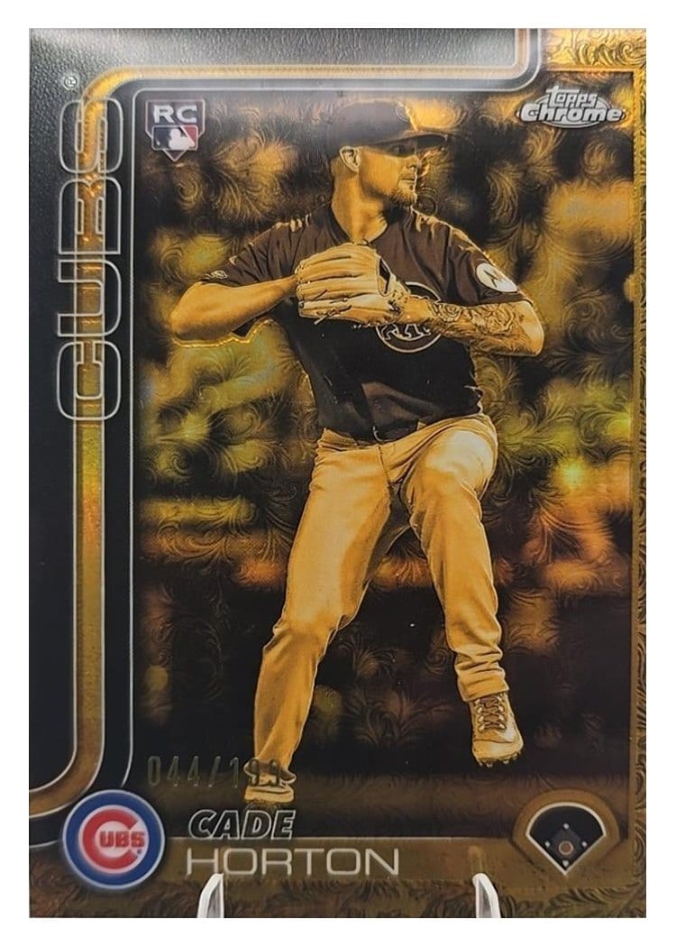 2025 Topps Gilded Collection Chrome Cast in Gold Cade Horton #CG-3