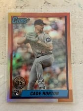 2025 Topps Update 1990 Topps Baseball Cade Horton #U90-16 card