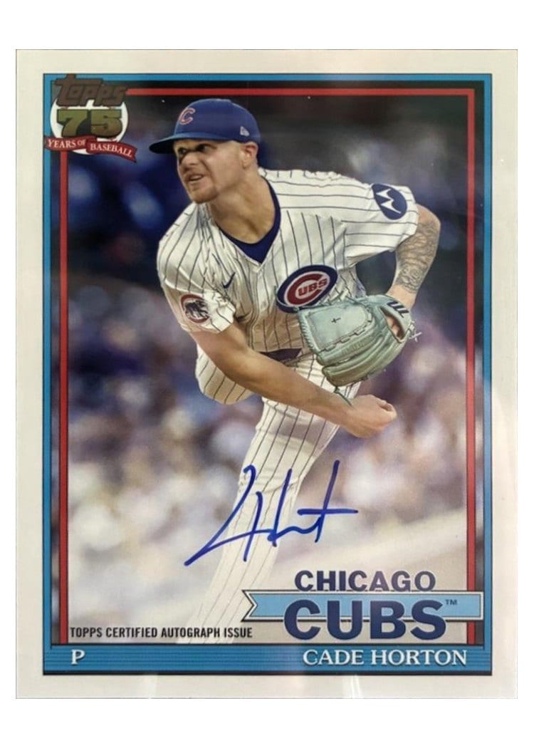 2026 Topps 1991 Topps Autographs Cade Horton #91A-CH card