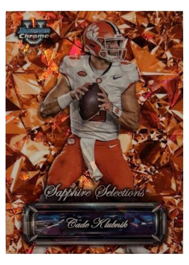 2024 Bowman University Chrome Sapphire Sapphire Selections Set Cade Klubnik #SS-15 card