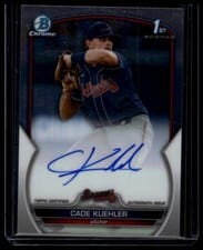 2023 Bowman Draft Chrome Prospect Autographs Cade Kuehler #CDA-CK card