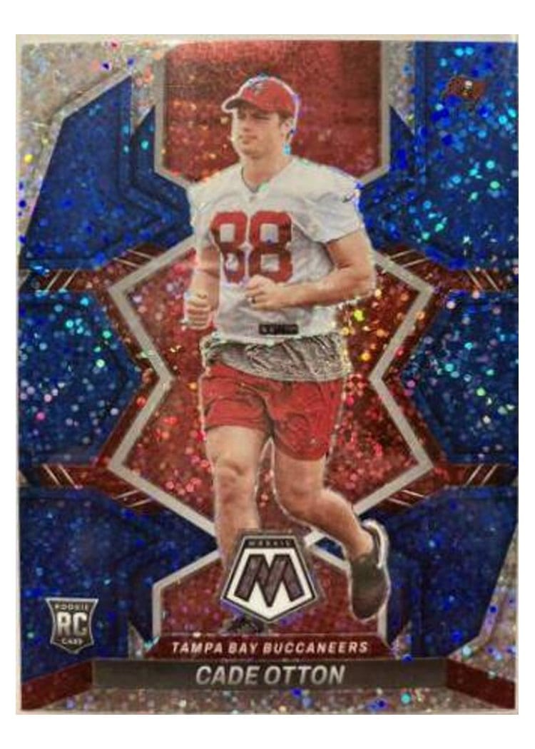 2022 Panini Mosaic Base Set Cade Otton Blue Sparkle #361 card
