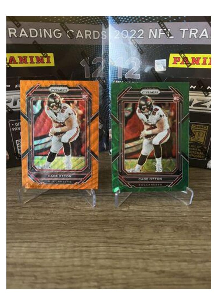 2022 Panini Prizm Base Set Cade Otton Orange Wave #362 card