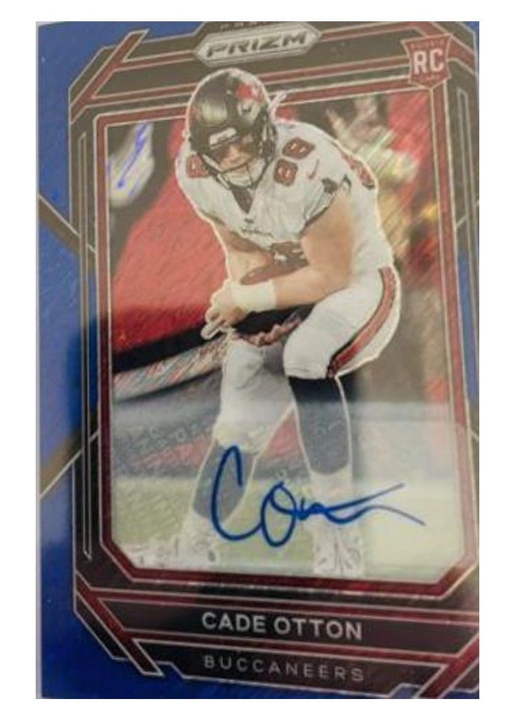 2022 Panini Prizm Base Set Cade Otton #362 card