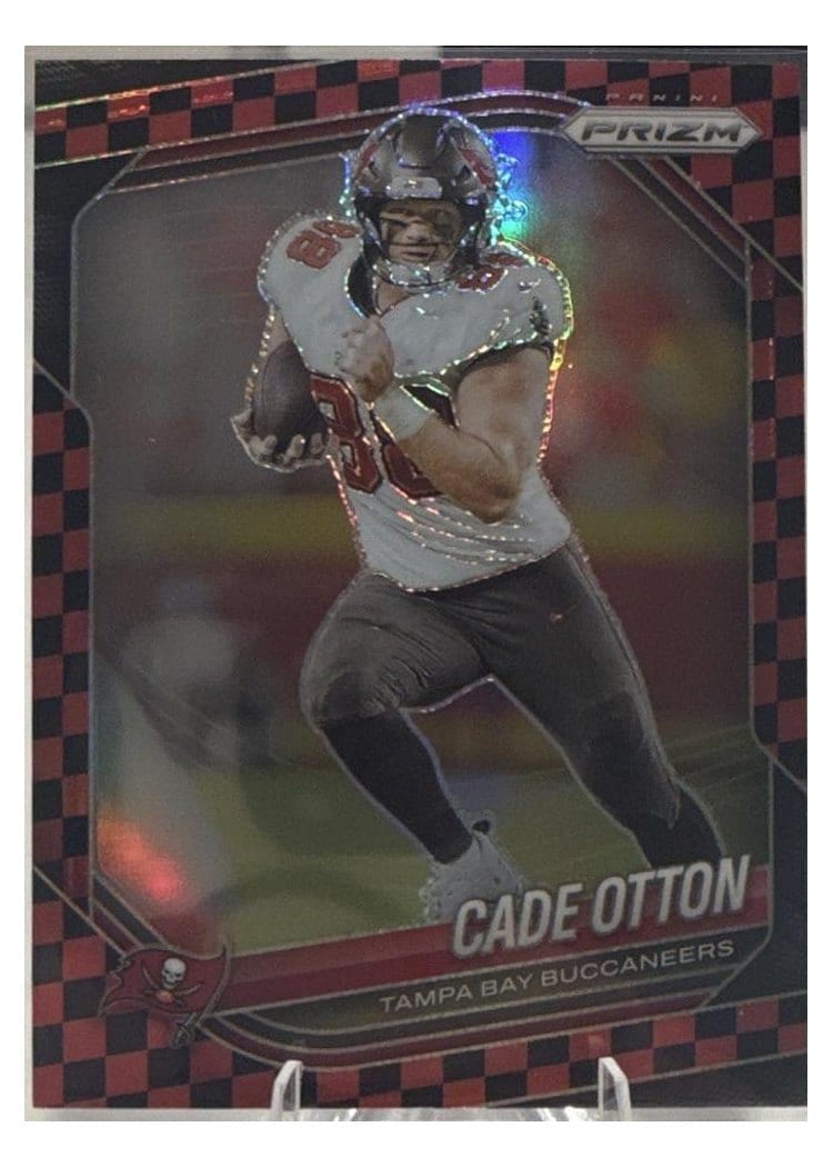 2025 Panini Prizm Base Set Cade Otton Black Red Checker #151 card