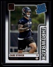 2024 Donruss Rated Rookies Throwback Cade Stover #24 card