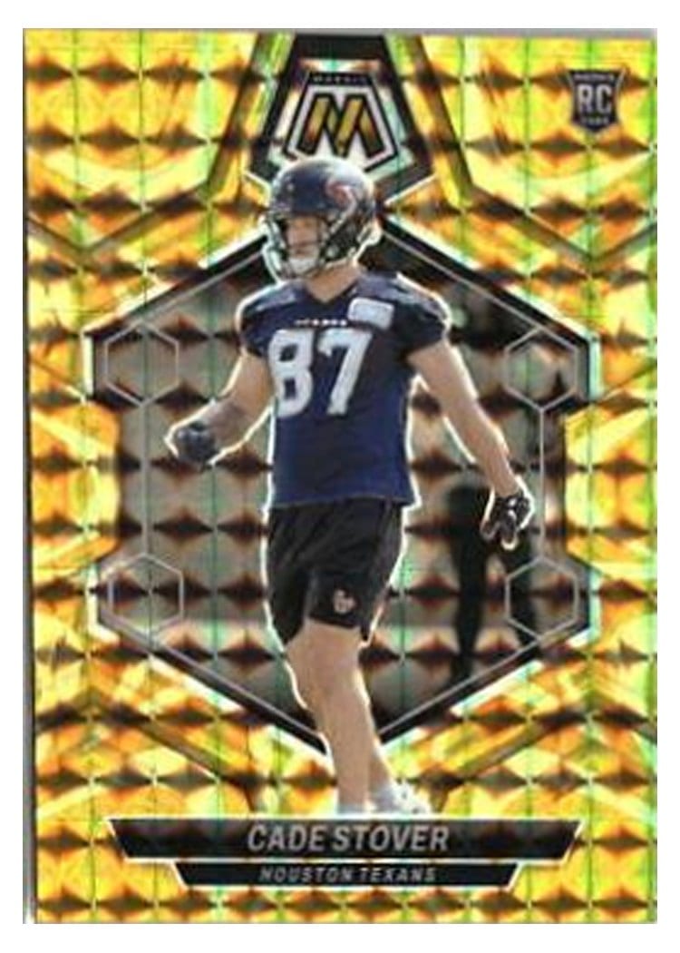2024 Panini Mosaic Base Set Cade Stover Yellow Reactive #384 card